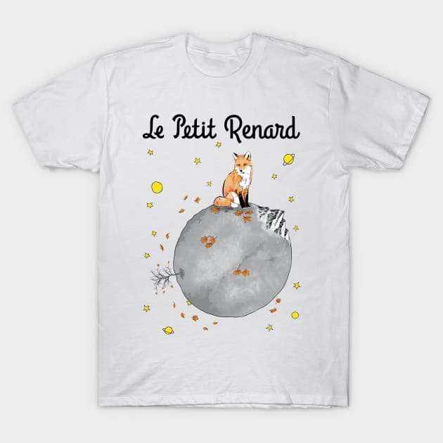 Le Petit Renard T-Shirt by DrMonekers